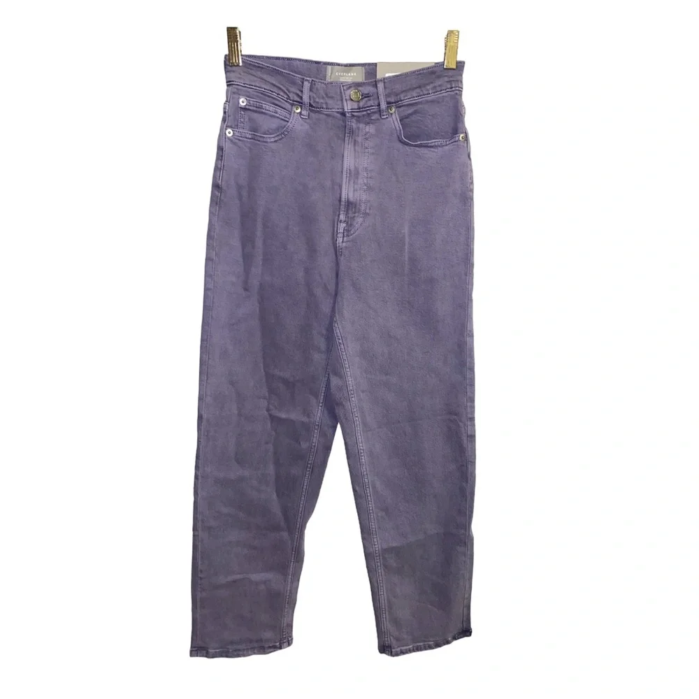 Everlane The Way-High jean in Achroma daybreak (purple tint) NWT size 27 Tall - Picture 6 of 14
